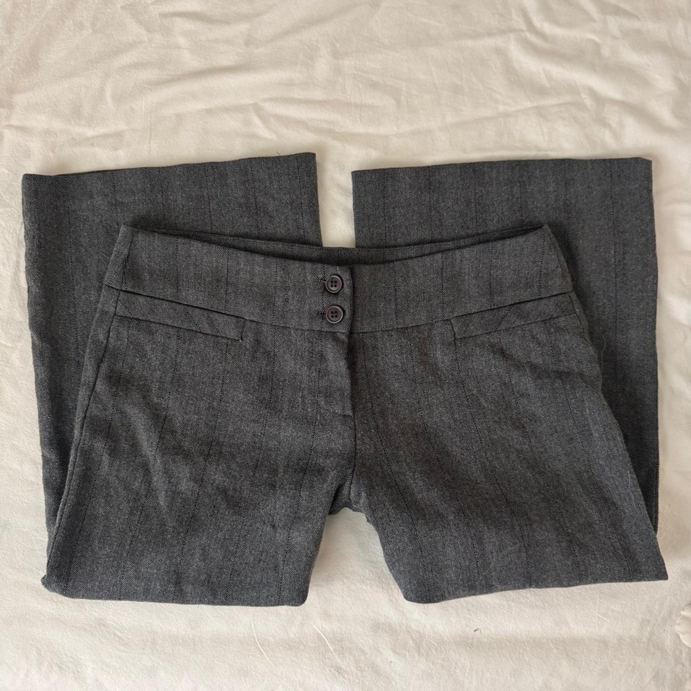 Grey‎ pinstripe Capri trousers - Picture 2 of 7